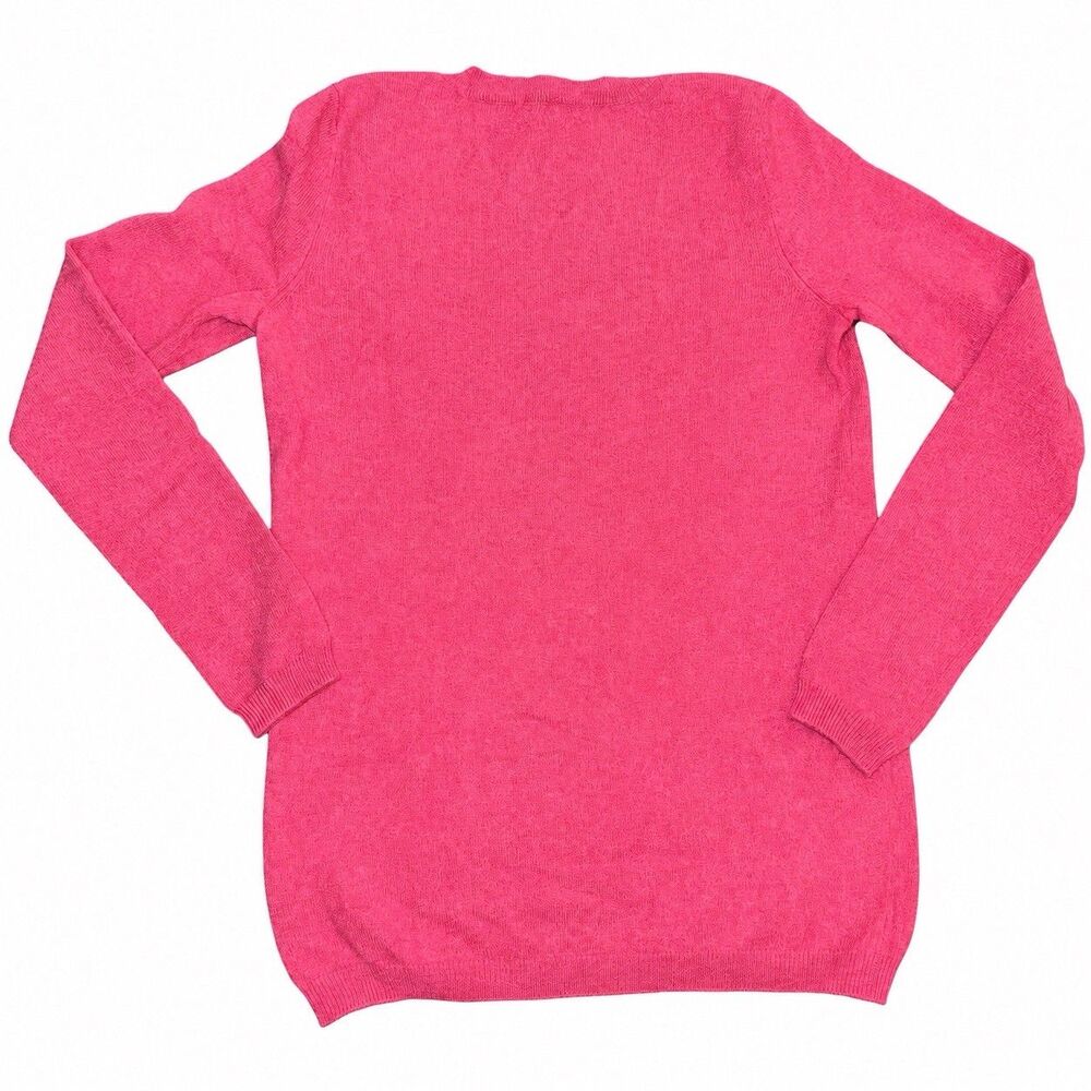 Talbots Pure Cashmere Sweater Womens S Pink Scoop Neck Pullover Soft Knit - Picture 4 of 6